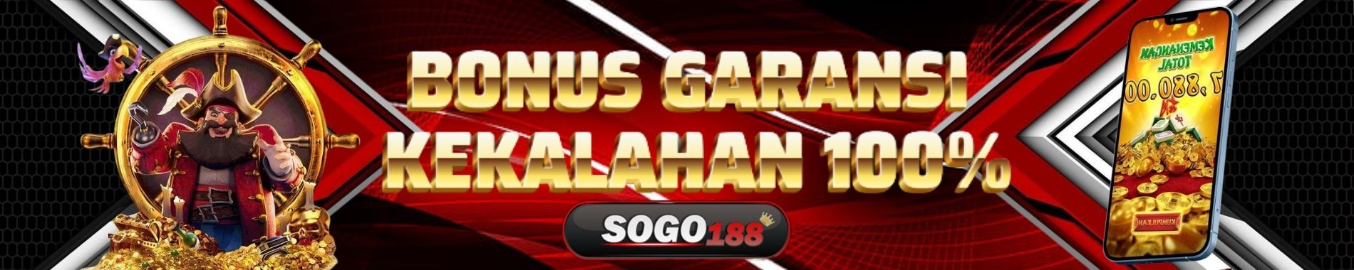 BONUS KEKALAHAN 100%
